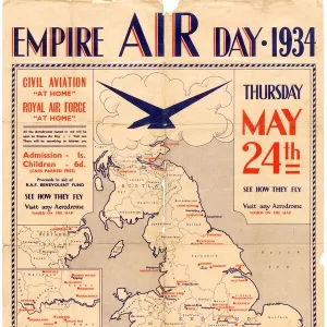 Poster for Empire Air Day, 1934