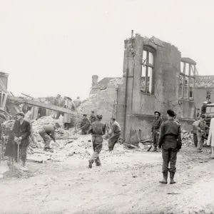 Ruins of Petworth boys school, 29th September 1942