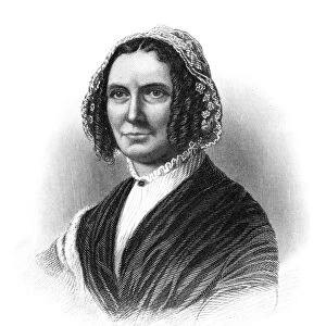 ABIGAIL FILLMORE (1798-1853). Wife of Millard Fillmore, 13th president of the United States. Line-and-stipple engraving, 19th century