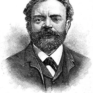 ANTONIN DVORAK (1841-1904). Czech composer. Line engraving, 1893