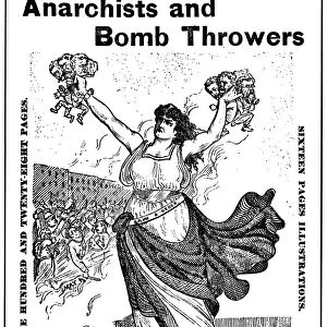 ART YOUNG (1866-1943). American socialist cartoonist and editor. Cover of the book Anarchists