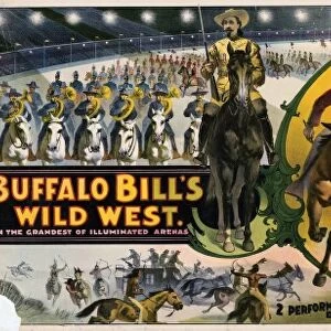 BUFFALO BILL POSTER, 1895. Poster for Buffalo Bills Wild West and Congress of