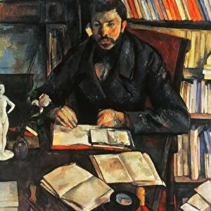 CEZANNE: GEFFROY, 1895-96. Paul Cezanne: Portrait of Gustave Geoffroy. Oil on canvas, 1895-96