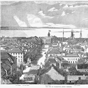 CHARLESTON, 1861. The City of Charleston, South Carolina. Engraving, 1861