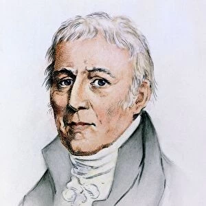 CHEVALIER DE LAMARCK (1744-1829). Jean Baptiste Lamarck. French naturalist. French etching