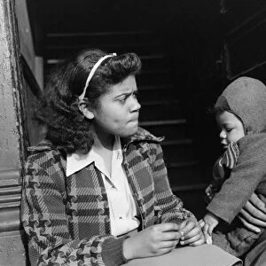 CHICAGO: FAMILY, 1941. An African American family in Chicago, Illinois