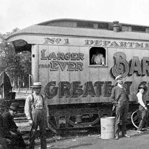 CIRCUS TRAIN from Barnum & Baileys Greatest Show on Earth, c. 1905