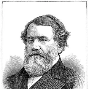 CYRUS HALL MCCORMICK (1809-1884). American inventor and manufacturer. Wood engraving