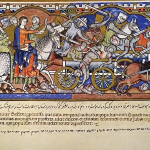 DEBORAH THE PROPHETESS. An Old Testament Battle Scene depicting the combatants