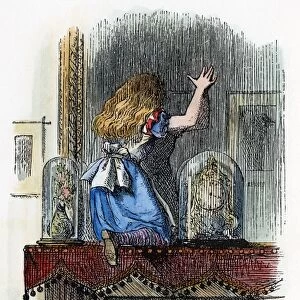 DODGSON: LOOKING GLASS. Alice found the glass was beginning to melt away