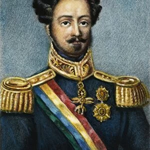 DOM PEDRO I OF BRAZIL (1798-1834). Emperor of Brazil (1822-31): Portuguese lithograph