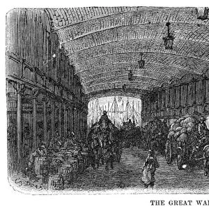 DORE: LONDON, 1872. The Great Warehouse - St