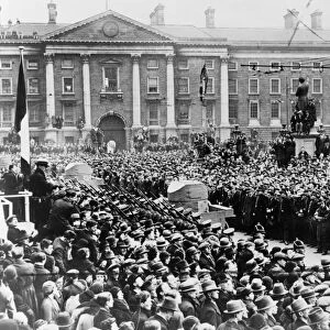 DUBLIN: SAINT PATRICKs DAY. A military demonstration in celebration of Saint Patrick s