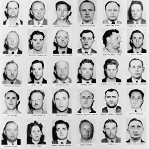 DUQUESNE SPY RING, c1941. The 33 convicted members of the Duquesne spy ring, including