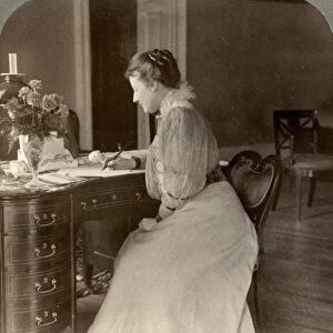 EDITH K. C. ROOSEVELT (1861-1948). Wife of President Theodore Roosevelt, photographed