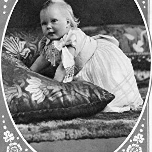 EDWARD VIII (1894-1972). King of Great Britain, later Duke of Windsor. Photographed at age one