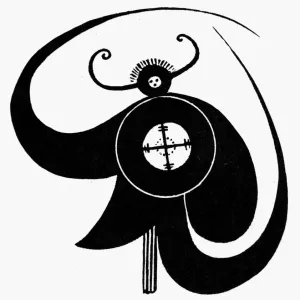 Hopi Sky God Print: Tunwup Depiction Hopi Sky God Print: Tunwup Depiction
