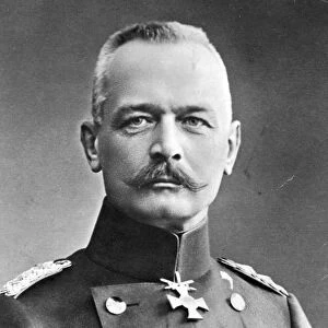 ERICH VON FALKENHAYN (1861-1922). German army officer
