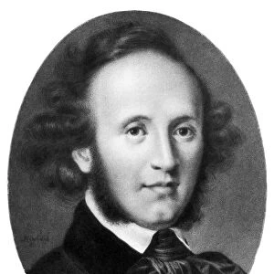 FELIX MENDELSSOHN (1809-1847). German composer, pianist and conductor