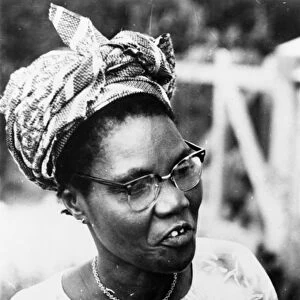 FUNMILAYO RANSOME-KUTI (1900-1977). Nigerian educator and womens rights activist