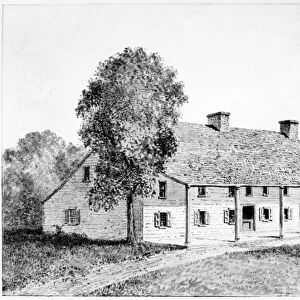 GENERAL SCHUYLERs HOUSE. The house of General Philip Schuyler (1733-1804) at Schuylerville