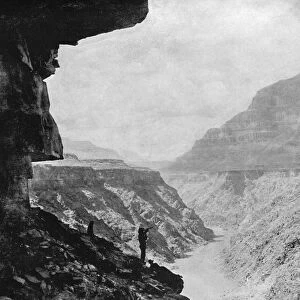 GRAND CANYON, c1890. The Grand Canyon in Colorado. Photograph, c1890