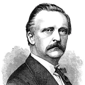 HERMANN von HELMHOLTZ (1821-1894). German physicist, anatomist, and physiologist. Wood engraving, American, 1891