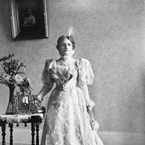 IDA SAXTON MCKINLEY (1847-1907). Wife of President William McKinley