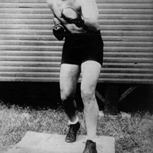 JACK DEMPSEY (1895-1983). American boxer. Photographed c1920