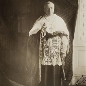 JAMES GIBBONS (1834-1921). American Roman Catholic cardinal. Photographed in 1914