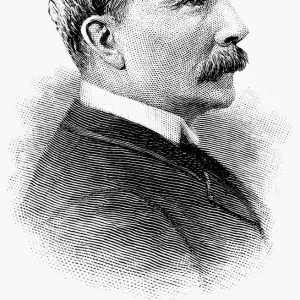 JOHN D. ROCKEFELLER (1839-1937). American oil magnate. Wood engraving, American, 1889