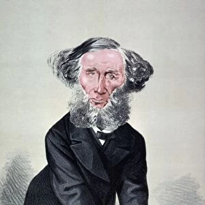 JOHN TYNDALL (1820-1893). Irish physicist and popularizer of science. Caricature lithograph