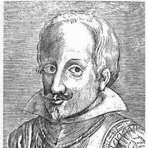 JUAN BAUTISTA PASTENE (1507-1580). Italian navigator and explorer. Copper engraving, Italian, 1648