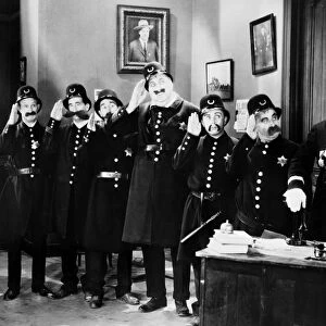 KEYSTONE COPS. Scene from one of the Keystone Kobs comedies produced by Mack Sennett between 1912 and 1917