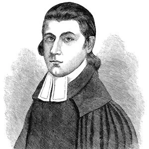 LYMAN BEECHER (1775-1863). American Presbyterian cleric. Beecher at age 28. Wood engraving, 19th century
