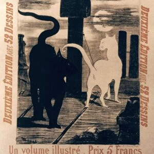 MANET: CATS POSTER, 1868. French poster by Edouard Manet for the novel Les Chats [The Cats] by Champfleury