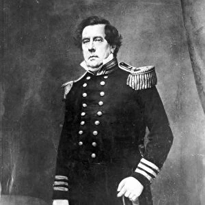MATTHEW PERRY (1794-1858). American Naval officer. Photograph, 19th century
