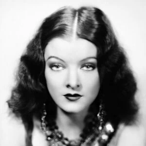 MYRNA LOY (1905-1993). American film actress