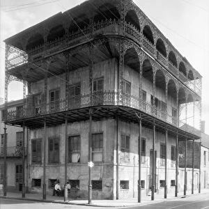 NEW ORLEANS: SABA HOUSE. A view of the Joseph Saba house, also known as the Le