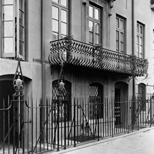 NEW YORK CITY, 1920. The home of Charlotte Hunnewell Sorchan on East 49th Street in Turtle Bay