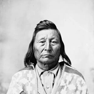 NEZ PERCE NATIVE AMERICAN. Wa-nik-noote, a Nez Perce Native American. Photograph, c1899