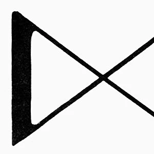 NORDIC RUNE: MINNA. Minna, a Nordic rune for admiration