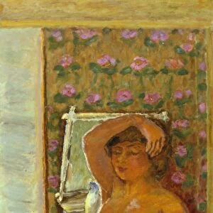 Nude Against the Light. Oil on canvas by Pierre Bonnard, 1909