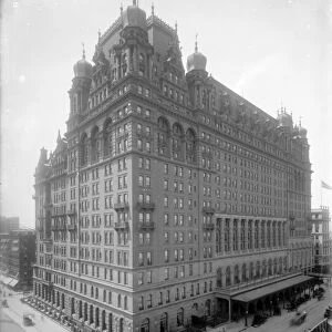 NYC: WALDORF-ASTORIA. The original Waldorf-Astoria Hotel on Fifth Avenue in New York City