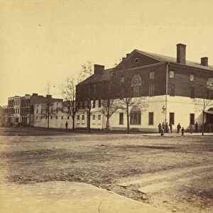OLD CAPITOL PRISON, c1864. A view of the Old Capitol Prison, on the corner of 1st Street