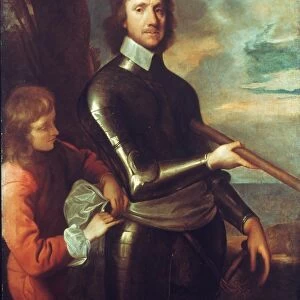OLIVER CROMWELL (1599-1658). English soldier and statesman. Oil on canvas, c1649