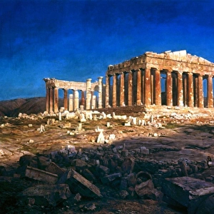 THE PARTHENON. By Frederick Church. Oil on canvas, 1871
