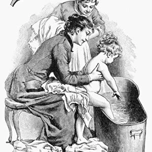 PEARS SOAP AD, 1887. American advertisement, 1887, for Pears Soap
