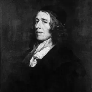 Print of John Owen, English Puritan pastor