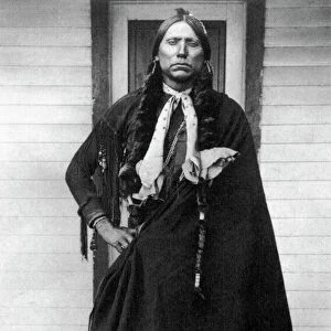 QUANAH PARKER (1845?-1911). Native American Kwahadi Comanche leader. Photographed c1895
